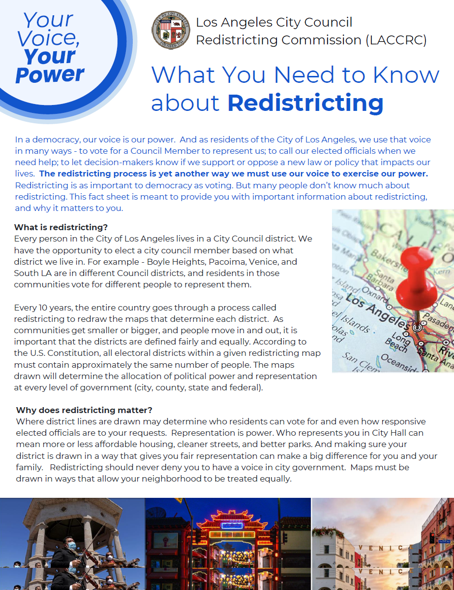 about redistricting