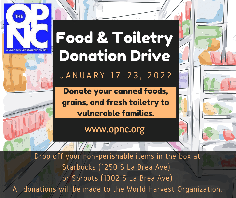 Food & Toiletry Donation