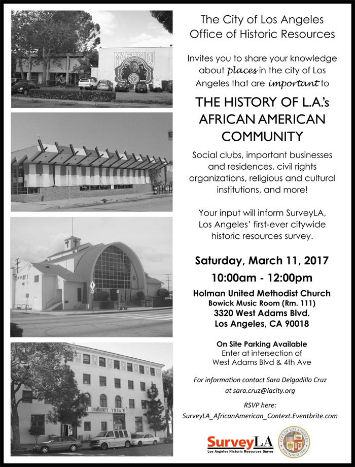 African American Historic Context Community Meeting