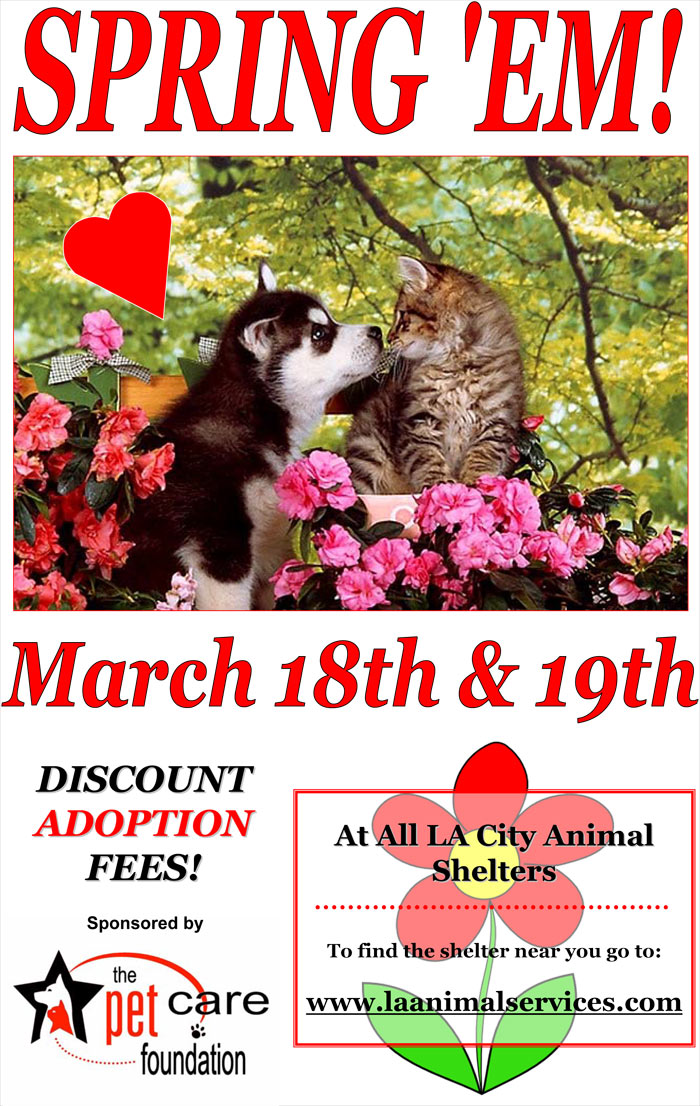 Reduced Cost Pet Adoptions