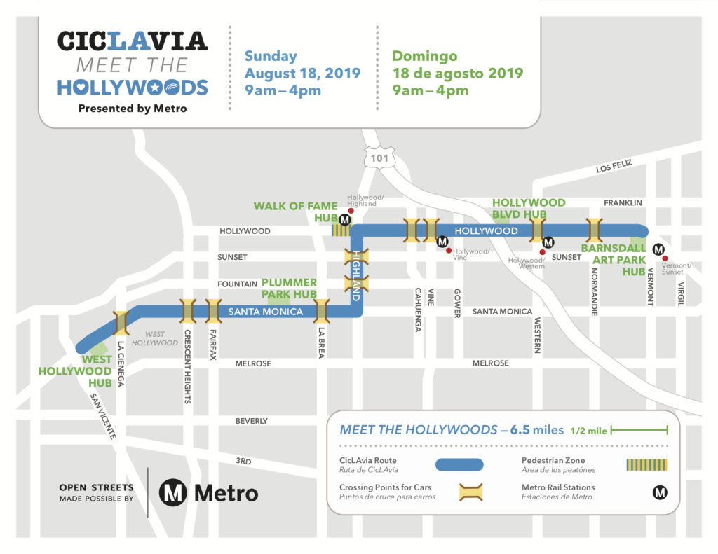 CicLAvia Meet the Hollywoods Olympic Park Neighborhood Council