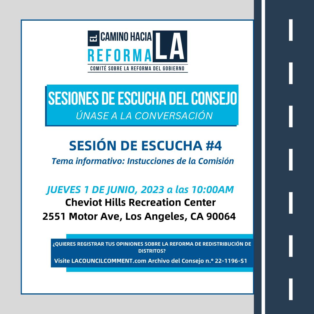 Reform LA: Commission Instructions