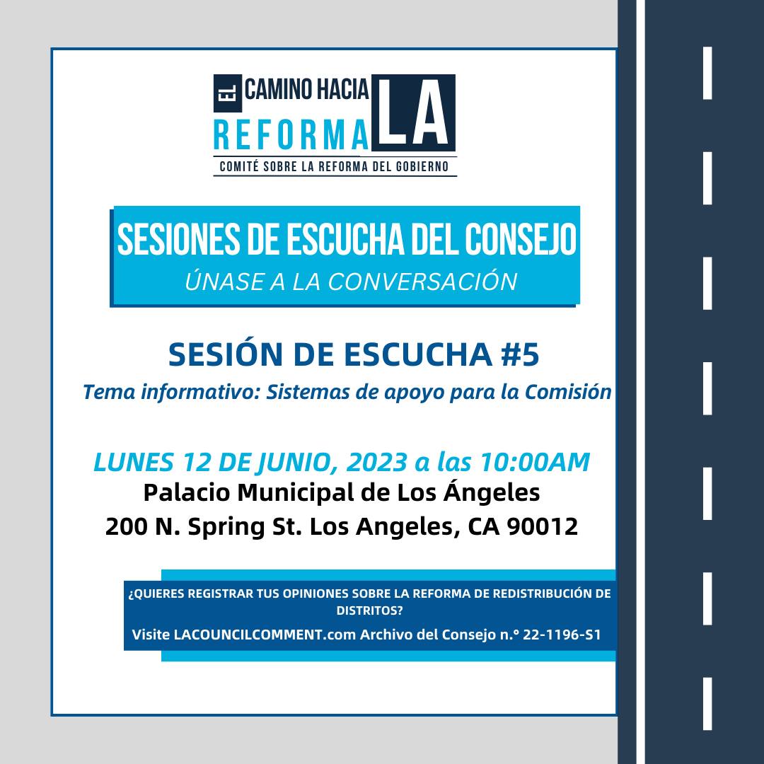 Reform LA: Commission Support Systems