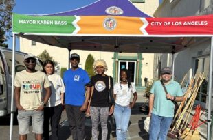 Volunteers at Shine LA August 22, 2026
