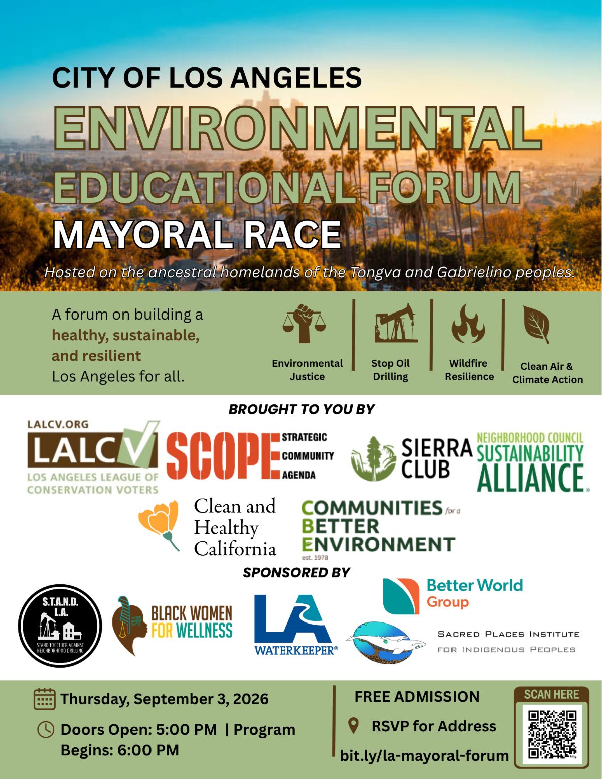 Environmental candidate forum